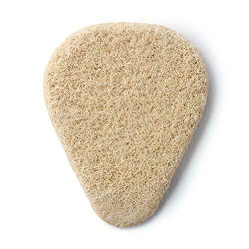 Dunlop 8011 Felt Picks Nick Lucas, Natural, 3.2mm, 12/Bag