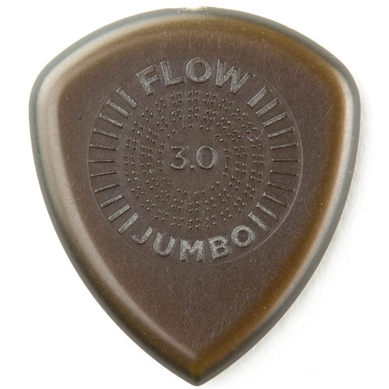 Dunlop Flow Jumbo Guitar Picks, 3 Pack, 3.0 mm