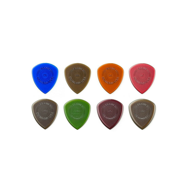 Dunlop Guitar Picks 8 Pack FLOW Variety Pack PVP114