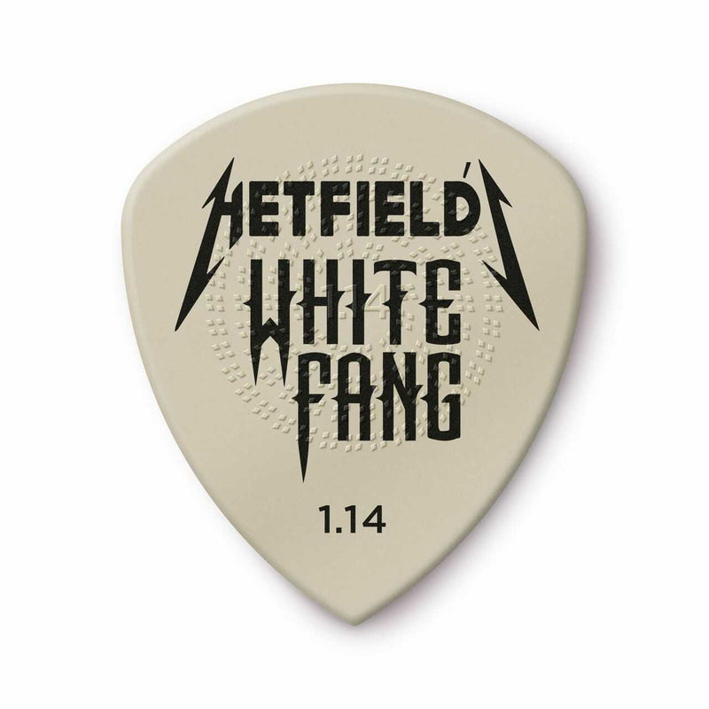 DUNLOP HETFIELD'S WHITE FANG™ CUSTOM FLOW® PICK 1.14MM | PH122R114