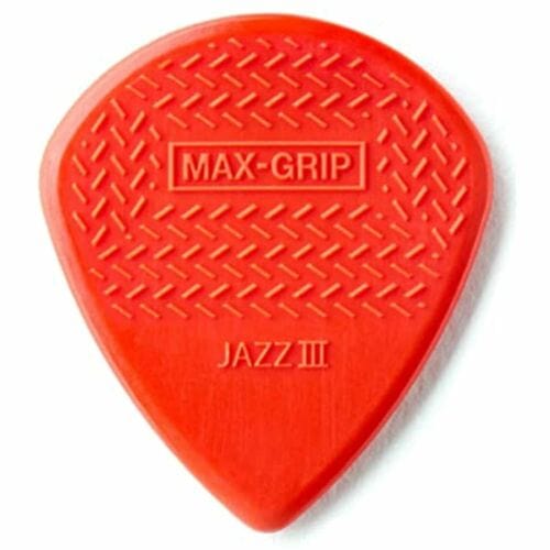 Dunlop Nylon Max Grip Jazz III Guitar Picks 6-Pack 1.38 mm