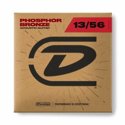 Dunlop Phosphor Bronze Acoustic Guitar Strings, Medium 13/56