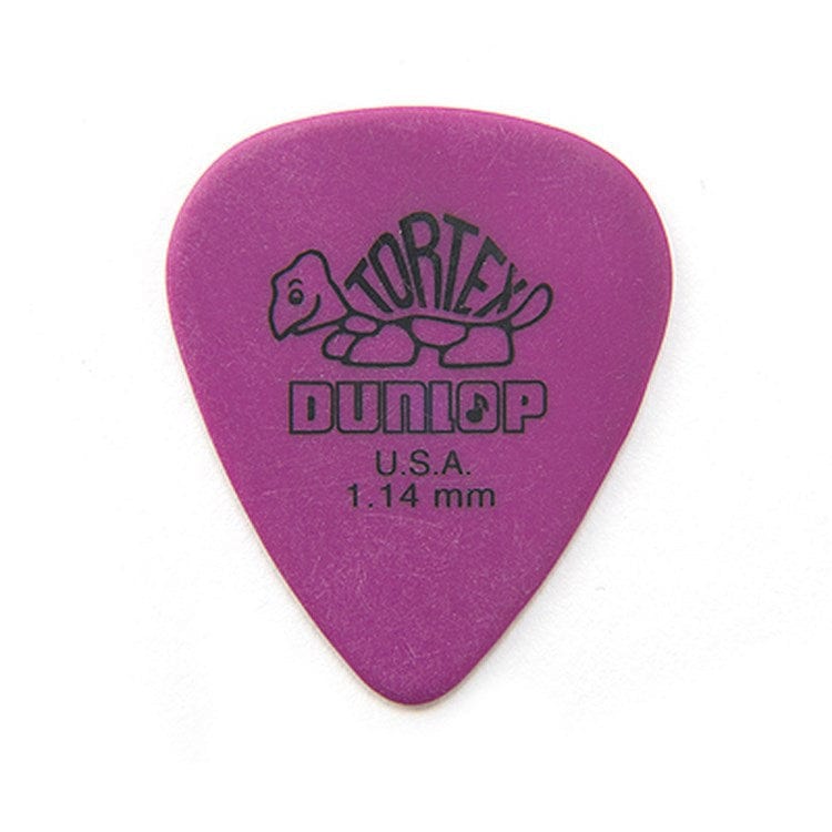 Dunlop Tortex Picks Purple 1.14mm 12 Pack