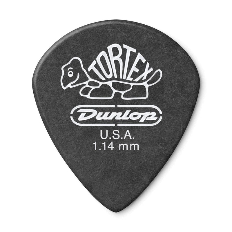 Dunlop Tortex Pitch Black Jazz Guitar Picks 1 Dozen 1.14 mm
