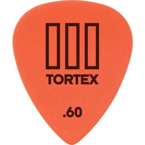 Dunlop Tortex T3 Sharp Tip Guitar Picks 12-Pack .60 mm
