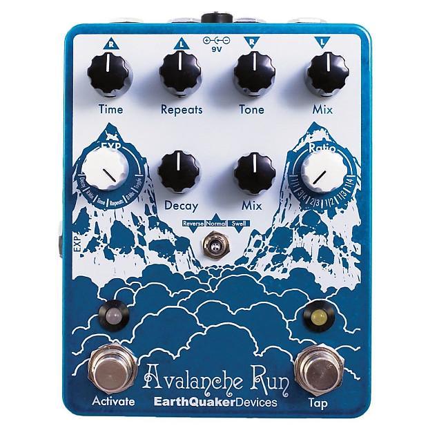 EarthQuaker Avalanche Run Stereo Delay & Reverb | With Tap Tempo V2