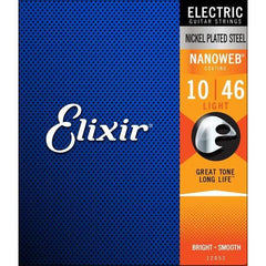Elixir Nanoweb Coated Electric Guitar Strings