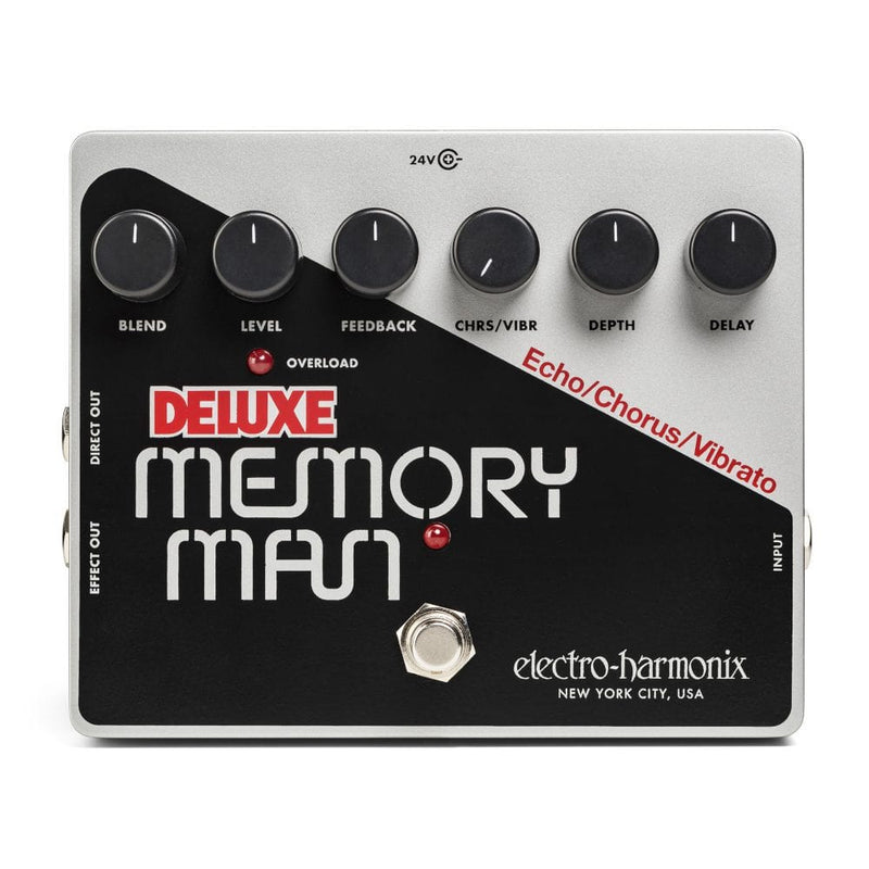Electro Harmonix MEMXO DELUXE MEMORY MAN 550mS Analog Delay/Chorus/Vibrato, 24DC-100 PSU included