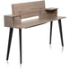 Elite Furniture Series 88-Note Keyboard Table in Driftwood Grey Finish