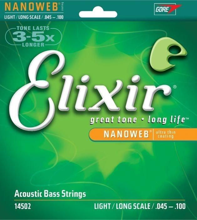 Elixer 14502 Acoustic Bass Guitar Strings | Light
