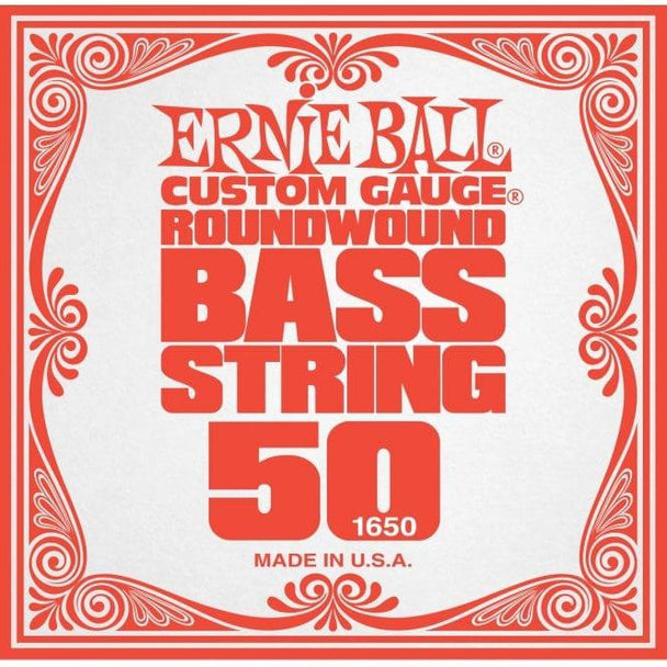 ERNIE BALL .050 Slinky Nickel Wound Bass Single String 1650