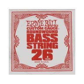 Ernie Ball 1626 .026 Nickel Wound Electric Bass Guitar Single String