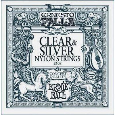 Ernie Ball Clear & Silver Nylon Strings | Ernesto Palla | 2403