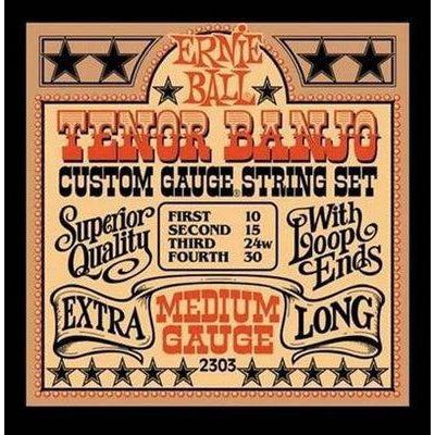 Ernie Ball Medium Tenor Banjo Strings | 10 - 30 Gauge | 2303