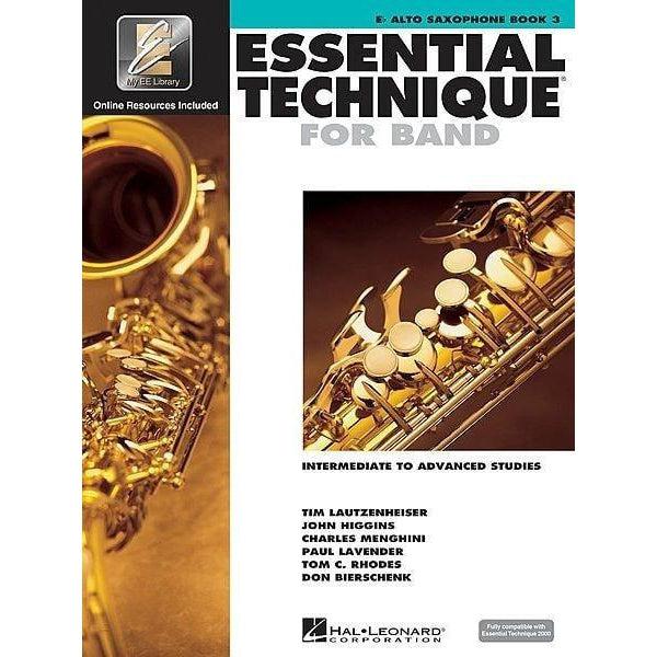 Essential Technique for Band Book 3 - Alto Sax