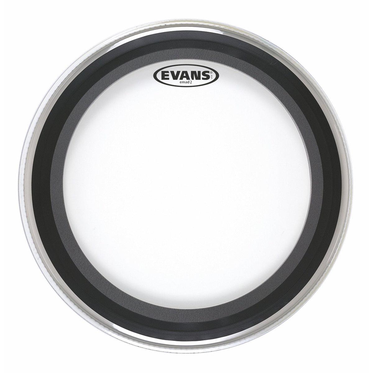 Evans BD24EMAD2 2-Ply Clear EMAD 24" Bass Drum Batter Head
