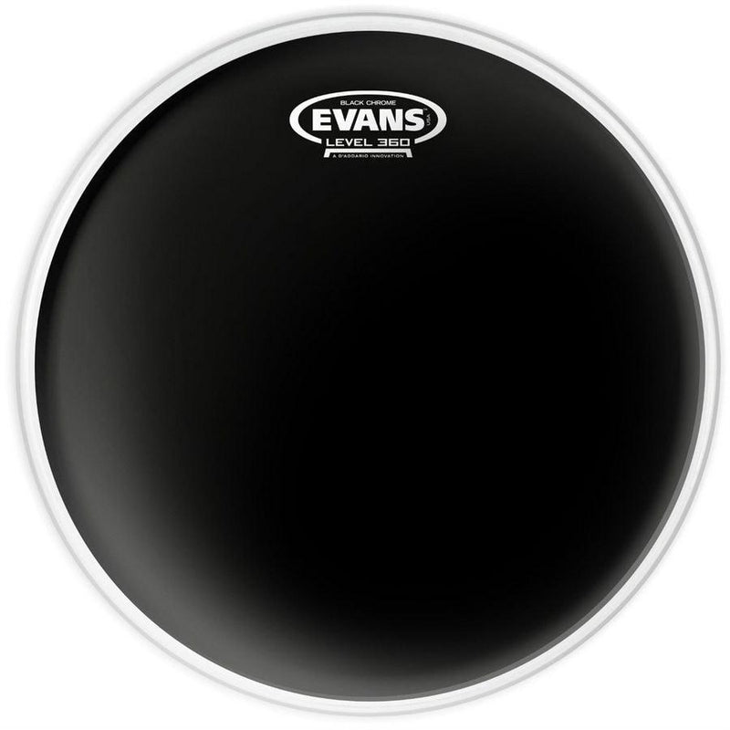 Evans Black Chrome Drum Heads