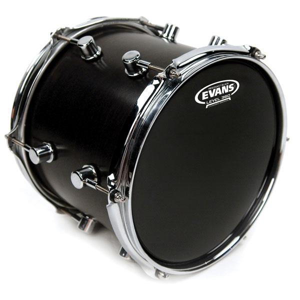Evans Resonant Black 14" Tom Head | TT14RBG