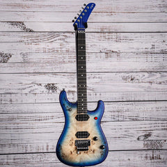 EVH 5150 Deluxe Poplar Burl Electric Guitar | Aqua Burst