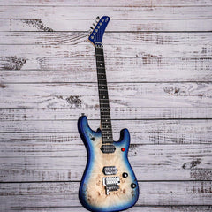 EVH 5150 Deluxe Poplar Burl Electric Guitar | Aqua Burst