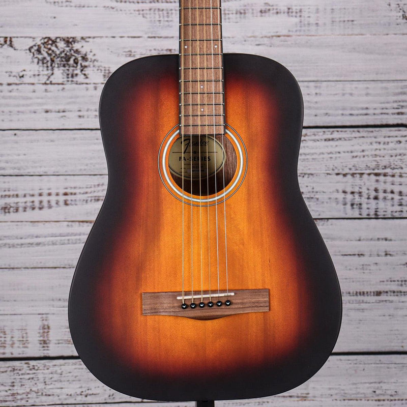 Fender 3/4 Steel String Acoustic Guitar | Sunburst | w/Gig Bag | FA-15
