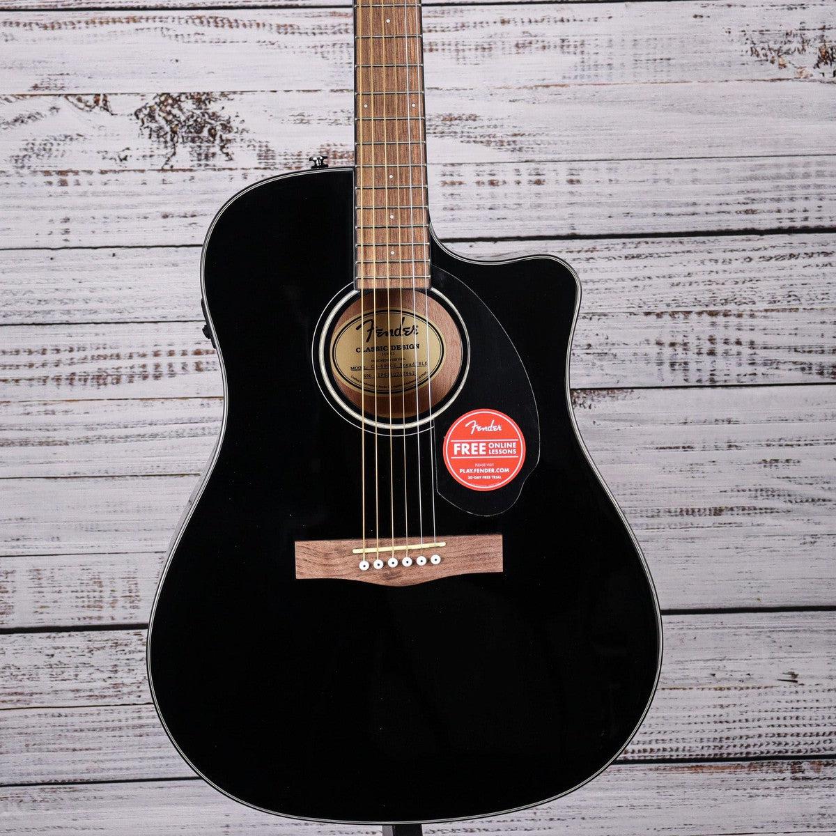 Fender Acoustic-Electric Guitar | Black | CD-60SCE