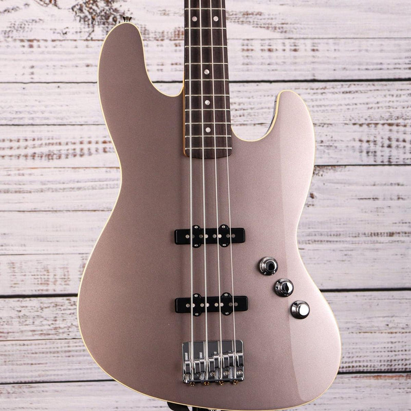 Fender Aerodyne Special Jazz Bass Guitar| Rosewood Fingerboard | Dolphin Gray Metallic