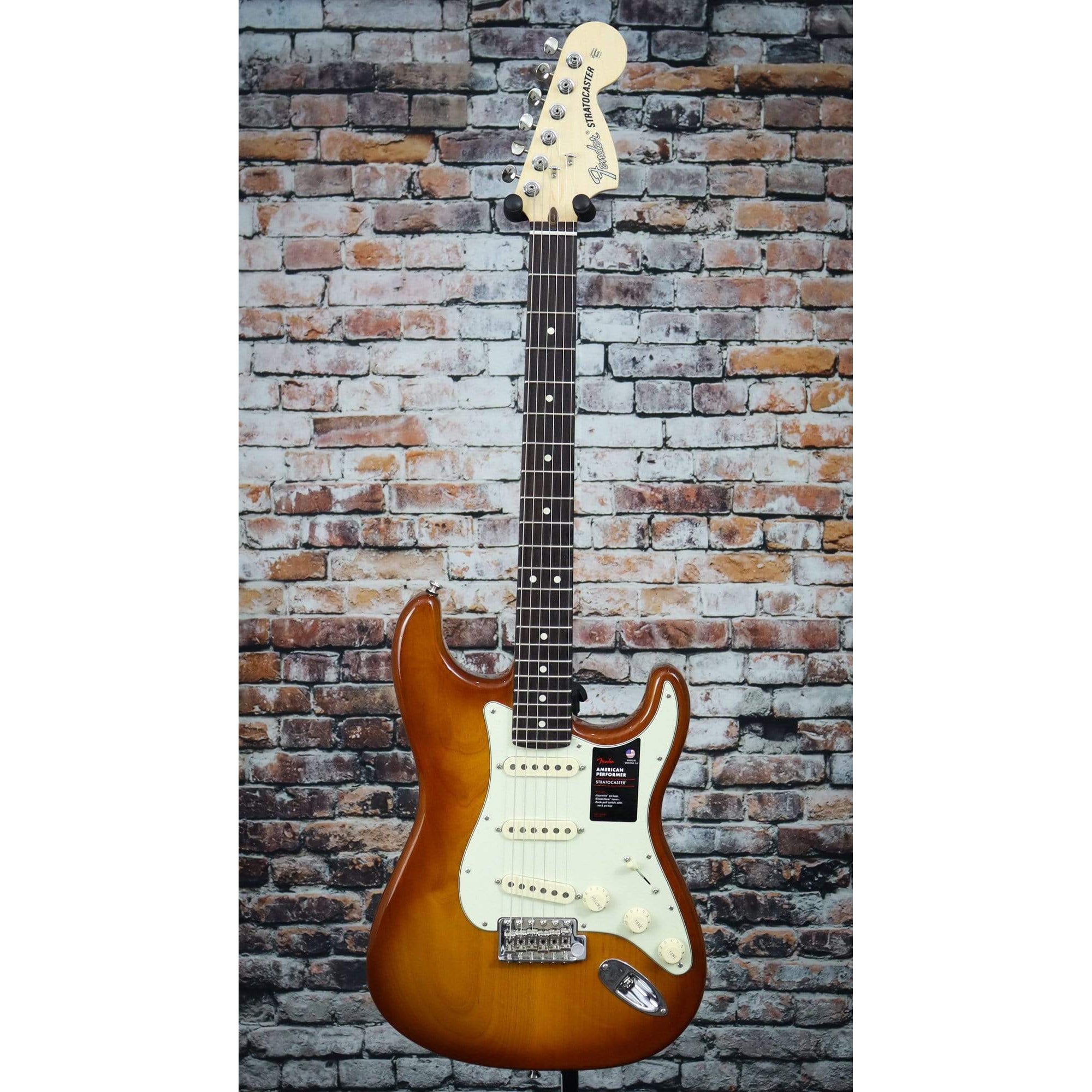 Fender American Performer Stratocaster SSS   Honey Burst – Yandas