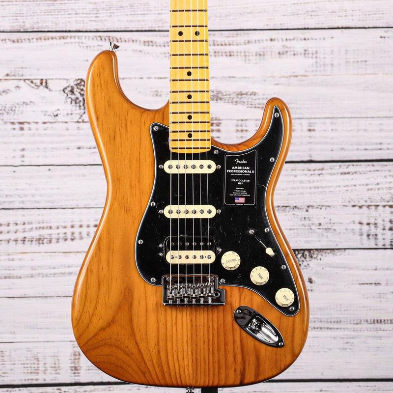 Fender American Professional II Stratocaster HSS Electric Guitar | Roasted Pine