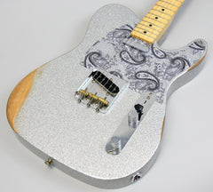 Fender Brad Paisley Road Worn Telecatser | Silver Sparkle