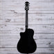 Fender CC-60SCE Concert Acoustic Guitar | Black/Walnut