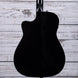 Fender CC-60SCE Concert Acoustic Guitar | Black/Walnut
