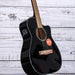 Fender CC-60SCE Concert Acoustic Guitar | Black/Walnut