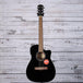 Fender CC-60SCE Concert Acoustic Guitar | Black/Walnut