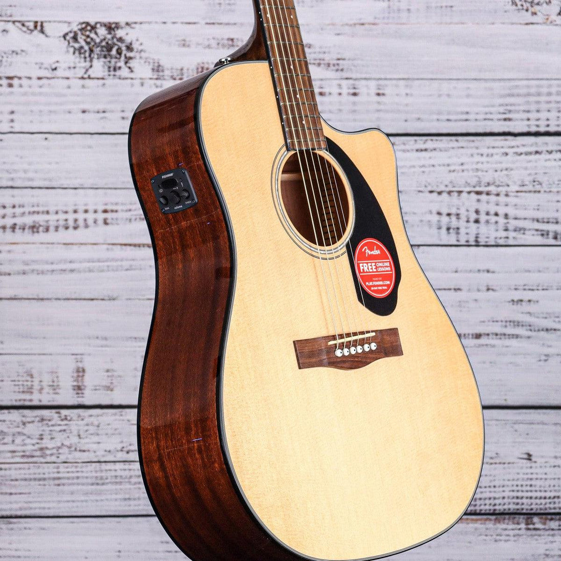 Fender Dreadnought Acoustic Guitar | Natural | CD-60SCE