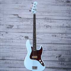 Fender Gold Foil Jazz Bass Guitar | Sonic Blue