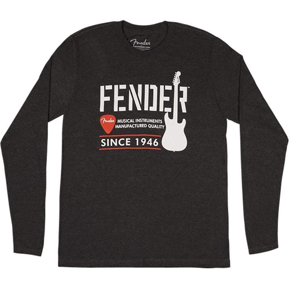Fender Industrial Longsleeve T-Shirt | Dark Gray | S