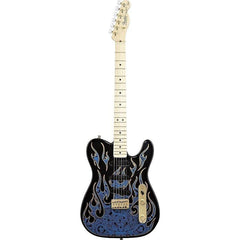 Fender James Burton Telecaster Electric Guitar Blue Paisley Flames