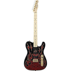 Fender James Burton Telecaster Electric Guitar Red Paisley Flames
