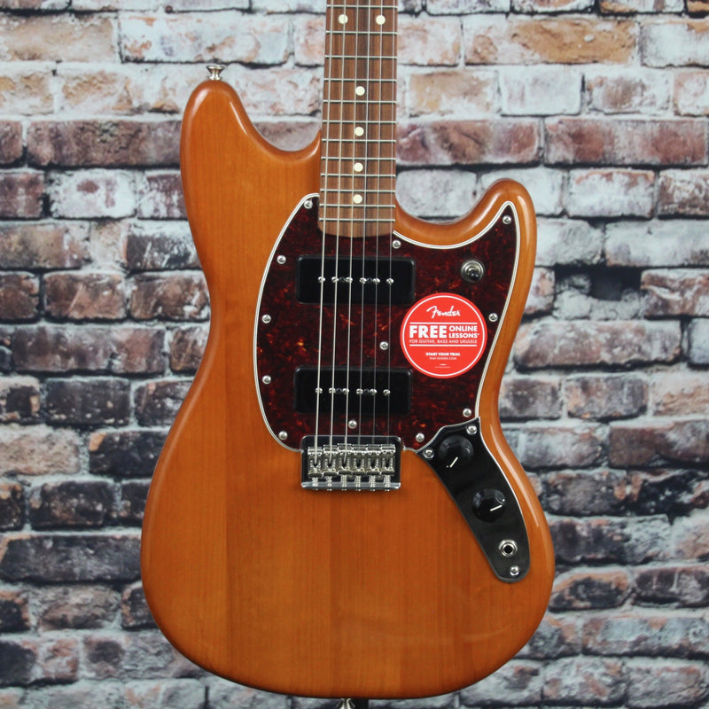 Fender Mustang 90 Guitar | Aged Natural