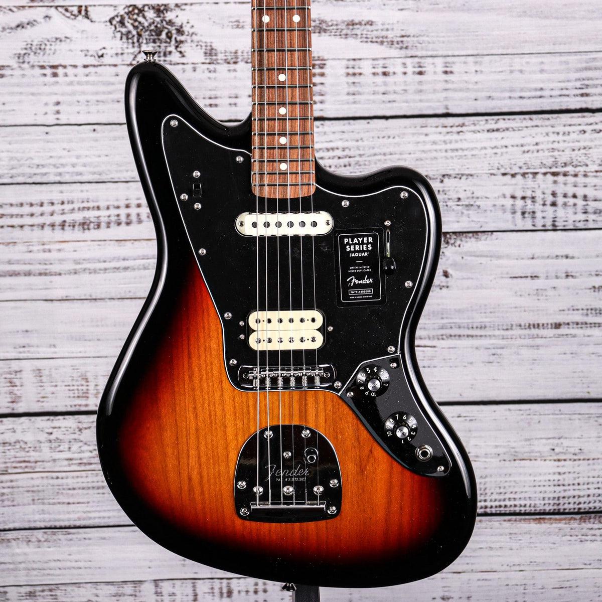 Fender Player Jaguar Electric Guitar | 3-Tone Sunburst | Yandas Music