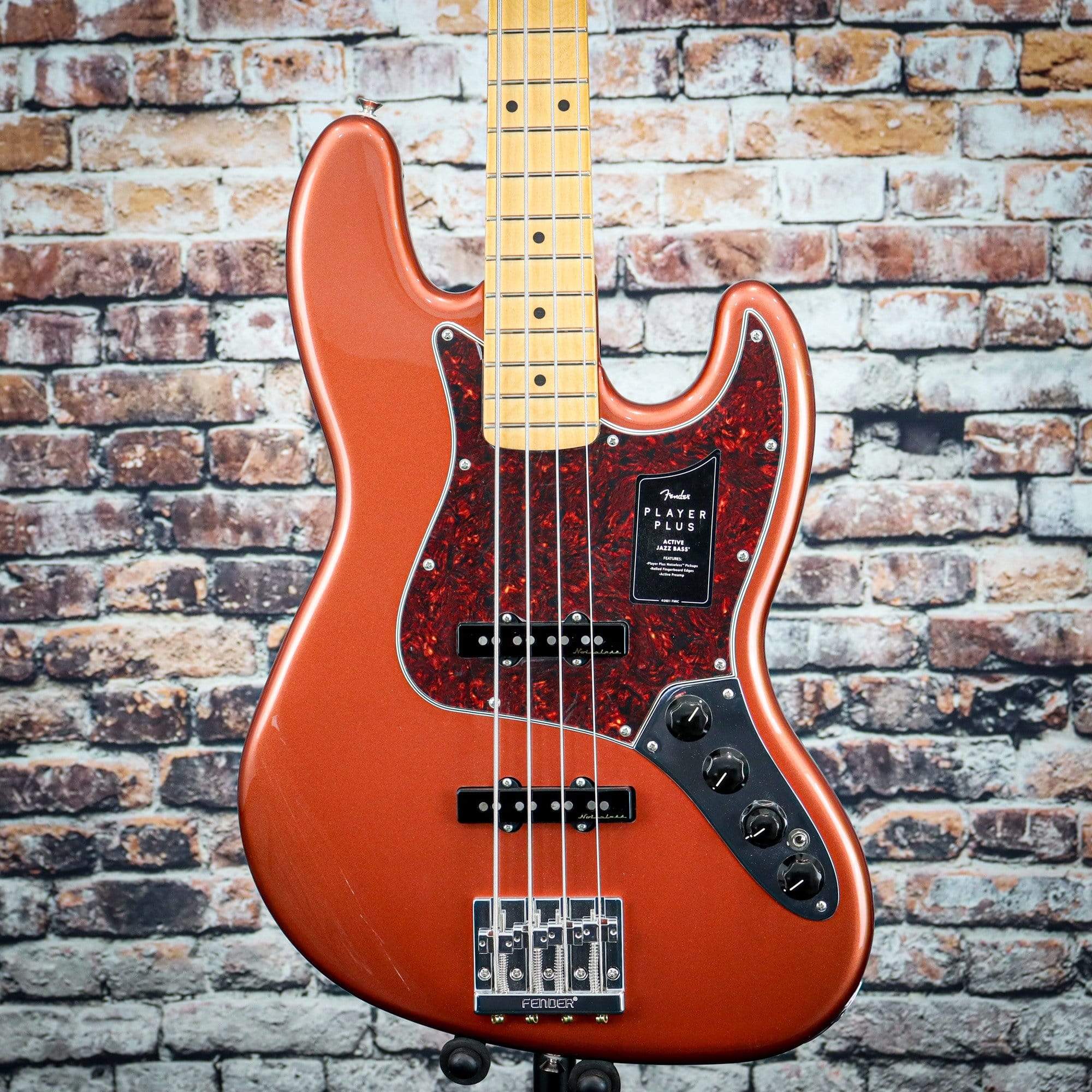 Fender player jazz shop bass aged natural