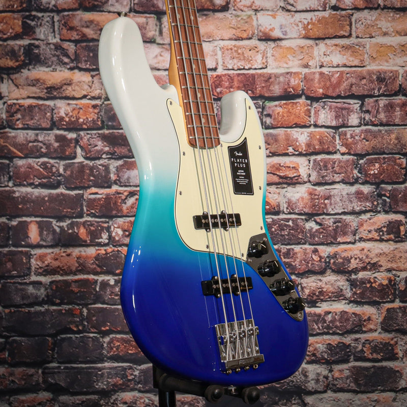 Fender Player Plus Active Jazz Bass Guitar | Belair Blue