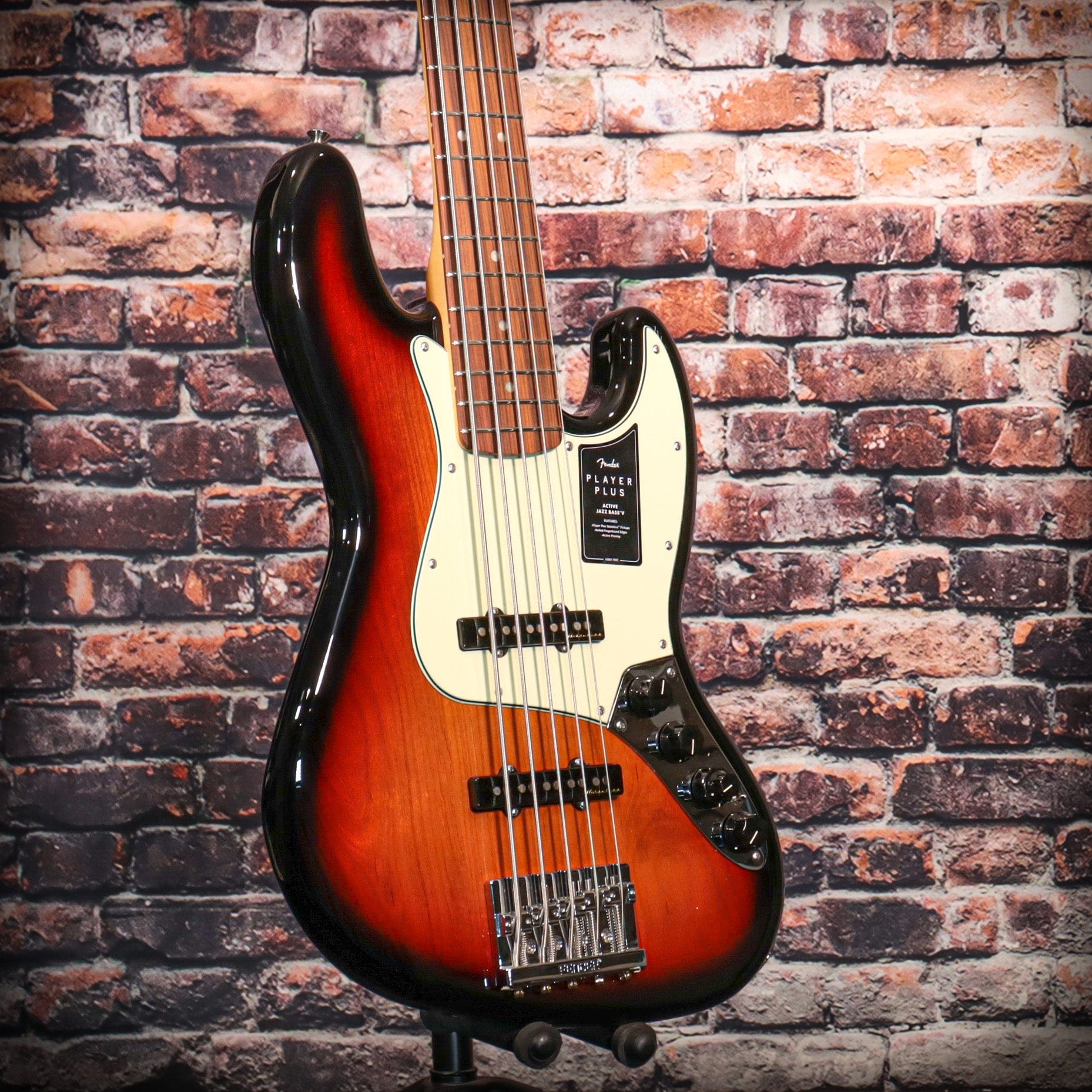 Fender Player Plus Jazz Bass 5 String Guitar | 3 Color Sunburst