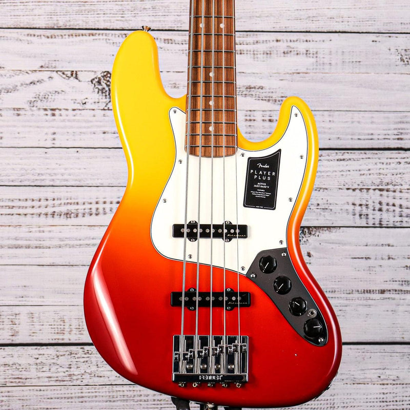 Fender Player Plus Jazz Bass® V | Tequila Sunrise