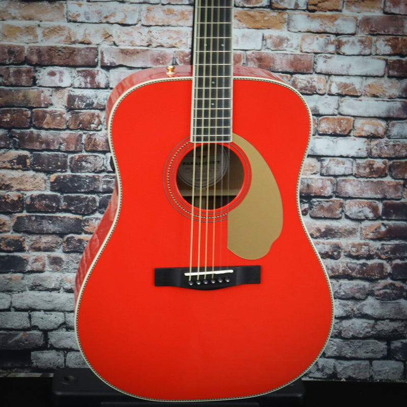 Fender PM-1 Limited FSR Acoustic Guitar | Fiesta Red