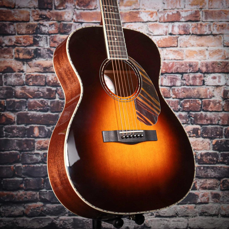 Fender PO-220E Paramount Acoustic Guitar | Vintage Sunburst
