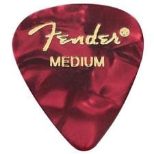 Fender Premium Celluloid 351 Shape Picks, Medium, Red Moto, 12-Pack | 1980351809