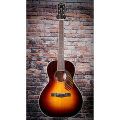 Fender PS-220E Parlor Acoustic Guitar | Vintage Sunburst