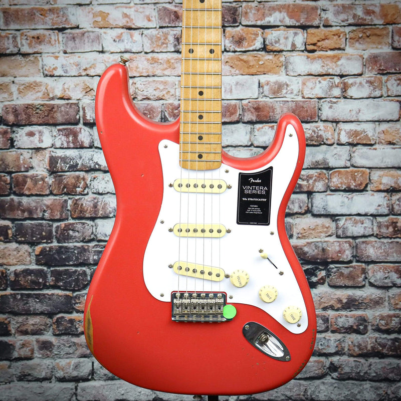 Fender Vintera Road Worn 50s Stratocaster | Fiesta Red